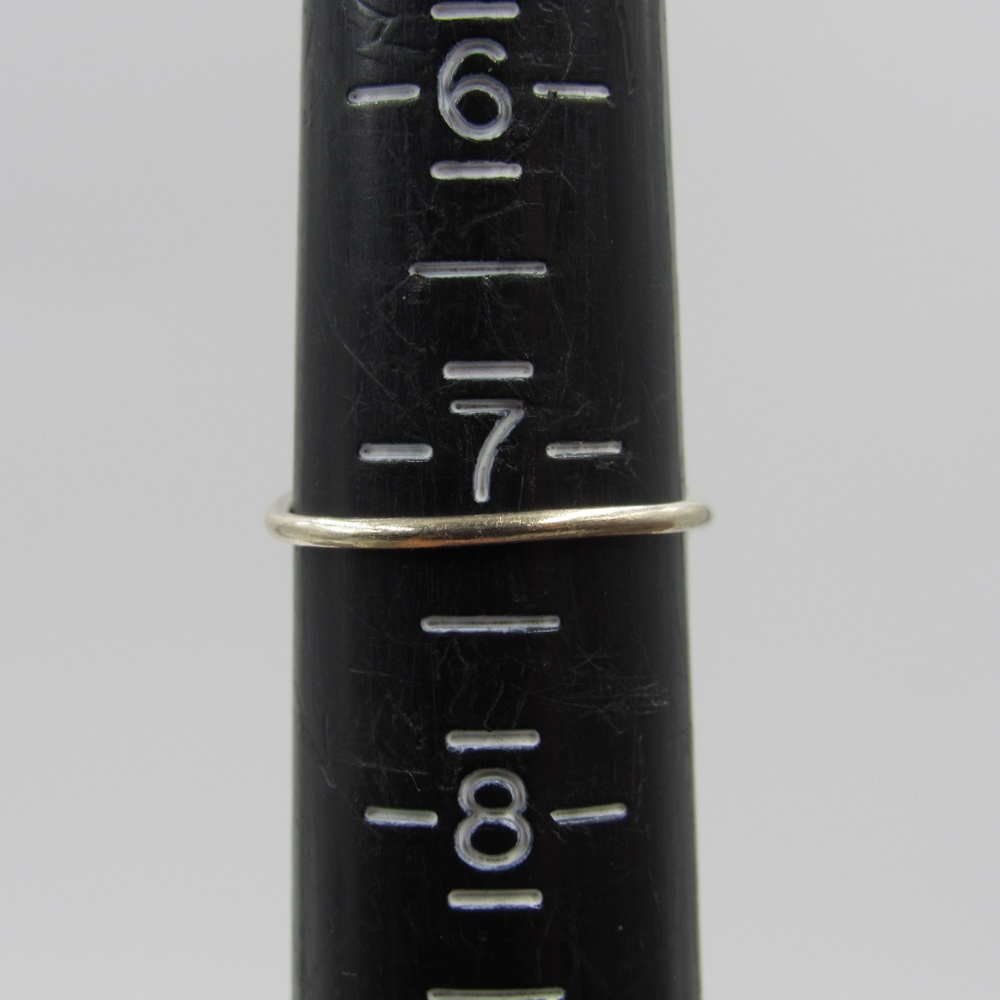 Size 7.25 Sterling Silver Simple Infinity Band - Picture 5 of 7